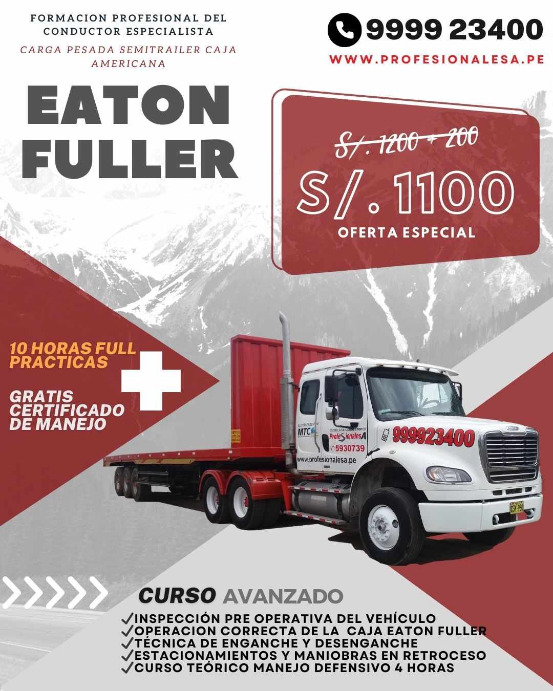 Conducción con Caja Eaton Fuller